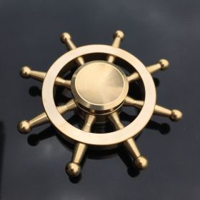 High-speed Spinning Metal Fidget Spinner Decompression Toy (Material: Pure copper, Style: Model3)