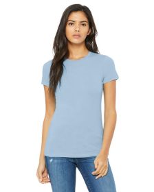 Ladies' The Favorite T-Shirt - AQUA - S (Size: M, Color: Baby blue)