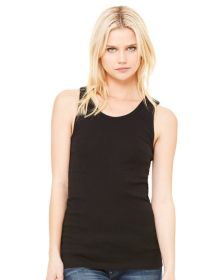 Ladies' Baby Rib Tank - BLACK - S (Size: S, Color: BLACK)