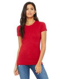 Ladies' The Favorite T-Shirt - AQUA - S (Size: 2XL, Color: Red)