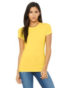 Ladies' The Favorite T-Shirt - AQUA - S (Size: S, Color: yellow)