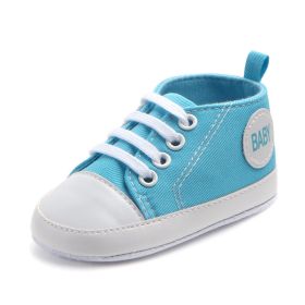 Canvas Classic Sports Sneakers Baby Boys Girls First Walkers Shoes Infant Toddler Soft Sole Anti-slip Baby Shoes (Size: 11cm, Style: 5)