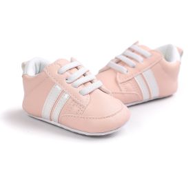 Baby Boy Girl Moccasins Shoes Infant PU Leather Non-slip Soft Newborn Sneakers (Size: 130, Style: 16)