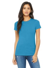 Ladies' The Favorite T-Shirt - AQUA - S (Size: 2XL, Color: AQUA)