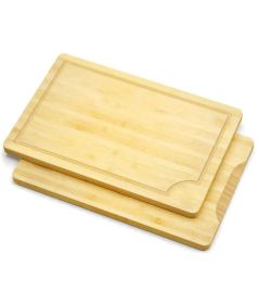 Organic Bamboo Architecture Household Kitchen Accesionse Cutting Board (Size: XL/12" x 18", Color: Natural)