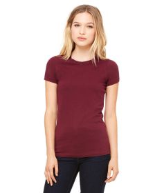 Ladies' The Favorite T-Shirt - AQUA - S (Size: L, Color: MAROON)