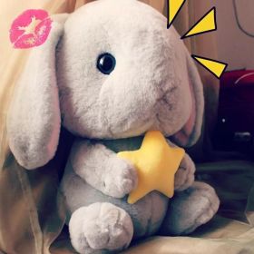 43cm Cute Stuffed Rabbit Plush Toy Soft Toys cushion Bunny Kid Pillow Doll Birthday Gifts for Children Baby Accompany Sleep Toy (Color: C, Height: 22cm)