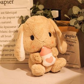 43cm Cute Stuffed Rabbit Plush Toy Soft Toys cushion Bunny Kid Pillow Doll Birthday Gifts for Children Baby Accompany Sleep Toy (Color: E, Height: 43cm)