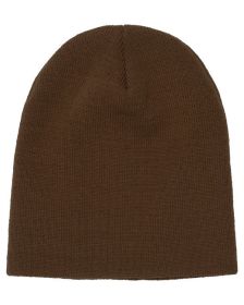 Yupoong 1500 Adult Knit Beanie (Size: OS, Color: CARAMEL)