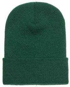 Yupoong 1501 Adult Cuffed Knit Beanie (Size: OS, Color: SPRUCE)