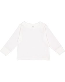 Toddler Long-Sleeve T-Shirt - WHITE - 2T (Size: 3T, Color: White)