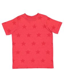 Toddler Five Star T-Shirt - DENIM STAR - 2T (Size: 3T, Color: RED STAR)