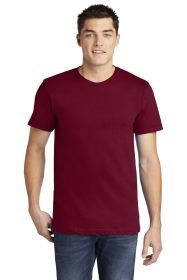 American Apparel USA Collection Fine Jersey T-Shirt 2001A (Size: XS, Color: Cranberry)