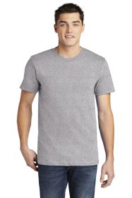 American Apparel USA Collection Fine Jersey T-Shirt 2001A (Size: S, Color: HEATHER GREY)