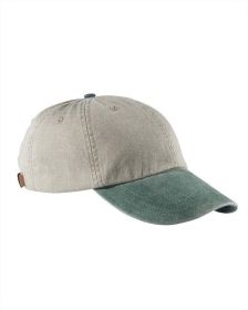 Adams AD969 Optimum Pigment Dyed-Cap (Size: OS, Color: STONE/ FOREST)