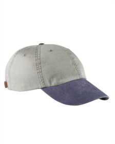 Adams AD969 Optimum Pigment Dyed-Cap (Size: OS, Color: STONE/ NAVY)