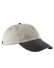 Adams AD969 Optimum Pigment Dyed-Cap (Size: OS, Color: STONE/ BLACK)