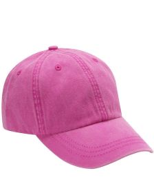 Adams AD969 Optimum Pigment Dyed-Cap (Size: OS, Color: NEON PINK)