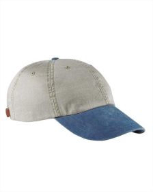 Adams AD969 Optimum Pigment Dyed-Cap (Size: OS, Color: STONE/ ROYAL)