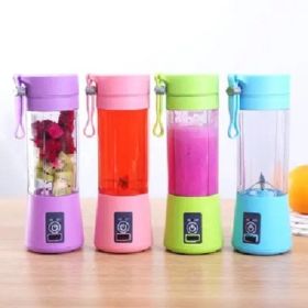 Mini blender for shakes and smoothies (Color: blue)