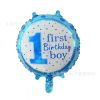 1st Birthday Party Decoration Kids Balloons Number 1 First Baloons