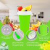 TIK TOK Quick Frozen Magic Cup Double Layers Slushie Cup DIY Homemade Squeeze Icy Cup Fasting Cooling Make And Serve Slushy Cup For Milk Shake Smoothi