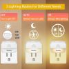 LED Night Light EU Plug In Smart Motion Sensor Light 220V Wall Lamp for Home Aisle WC Hallway Stair Kitchen Bedroom Night Lamp