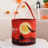 Led Light Halloween Pumpkin Bucket Halloween Candy Bags for Kids