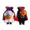 Halloween Headless Doll Halloween Gnome with Pumpkin and Vampires Cloak for Halloween Decorations