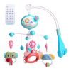 Baby Musical Crib Bed Bell Rotating Mobile Star Projection Nursery Light Baby Rattle Toy with Music Box Remote Control