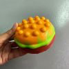 Pop Hamburger Spongy Toy Silicone Simulation Bread Memory Rising Interactive Fidget Toy Super Soft for Office Decompress