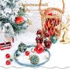 Christmas Tree Ornaments, 70 PC Shatterproof Plastic Christmas Ball Ornaments