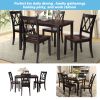 Dining Table Set Home Kitchen Table and Chairs Wood Dining Set