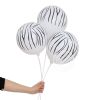 10PCS 12 Inch Animal Cow Tiger Leopard Zebra Paws Printed Round Latex Balloons party decor Kids Toys Thicken Globos