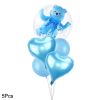 4D Transparent Baby Shower Boy Girl Bear Bubble Ball Kids 1st Birthday Party Blue Pink Helium Balloon Gender Reveal Decoration