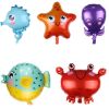 1pcs Under Sea Animal Cute Fish Balloon Crab/Starfish/Octopus Balloons Sea Party Theme Kid Birthday Decor