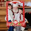 Christmas Decoration Photo Booth Props Frame For Kids Adult gift Santa Claus Elk Glasses Xmas Party Navidad Noel New Year decor