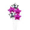 5Pcs 18inch Gold Silver Foil Star Balloon Wedding Balloons Decoration Baby Shower Children's Kids Birthday Party Balloons Globos