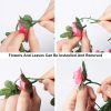 1pc 98.43inch/8.2ft Rose Artificial Flowers; Artificial Flower Christmas Garland; Fake Rose Vine For Wedding Home Room Decoration Spring Autumn Garden