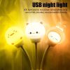 Christmas Lights; Christmas Decoration LED Bed Bedside Lamp ; Kids USB Night Light; Cute Cartoon Night Light