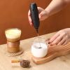 Electric Milk Frother Handheld Egg Beater Coffee Frother Electric Stirrer - Matcha Whisk & Drink Mixer Handheld - Hand Held Milk Frother & Electric Wh