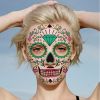 4 Sheets Halloween Temporary Tattoos Glow In Dark, Waterproof Tattoo Stickers