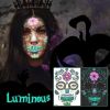 4 Sheets Halloween Temporary Tattoos Glow In Dark, Waterproof Tattoo Stickers