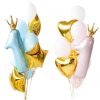 11pcs Boy Girl 1st Happy Birthday Balloons Set With Crown Number 1 Balloons Kids 1st Birthday Party Decoration DIY Crafts