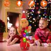 Kid Electric Dance Toy Christmas Elk Snowman Senior Penguin Plush Toy Interactive Sing Song Whirling Mimicking Recording Light up Toy