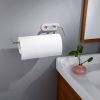 Adhesive Paper Towel Holders Under Cabinet for Kitchen Wall Mounted Stainless Steel Toilet Paper Roll Holder