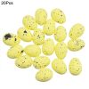 20pcs Foam Easter Eggs; Happy Easter Decorations; Painted Bird Pigeon Eggs; DIY Craft; Kids Gift; Home Decor; Easter Party Supplies