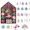 70-Pack Shatterproof Christmas Tree Ornament Set with Hanging Rope