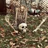 Realistic Skeleton Stakes Halloween Decorations Scary Skull Skeleton Hand Bone For Yard Lawn Stake Garden Graveyard home decor