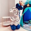 Aluminium Foil Number Balloons 0-9 Birthday Party Anniversary Decor Globo Kids figure Air Ball Supplies